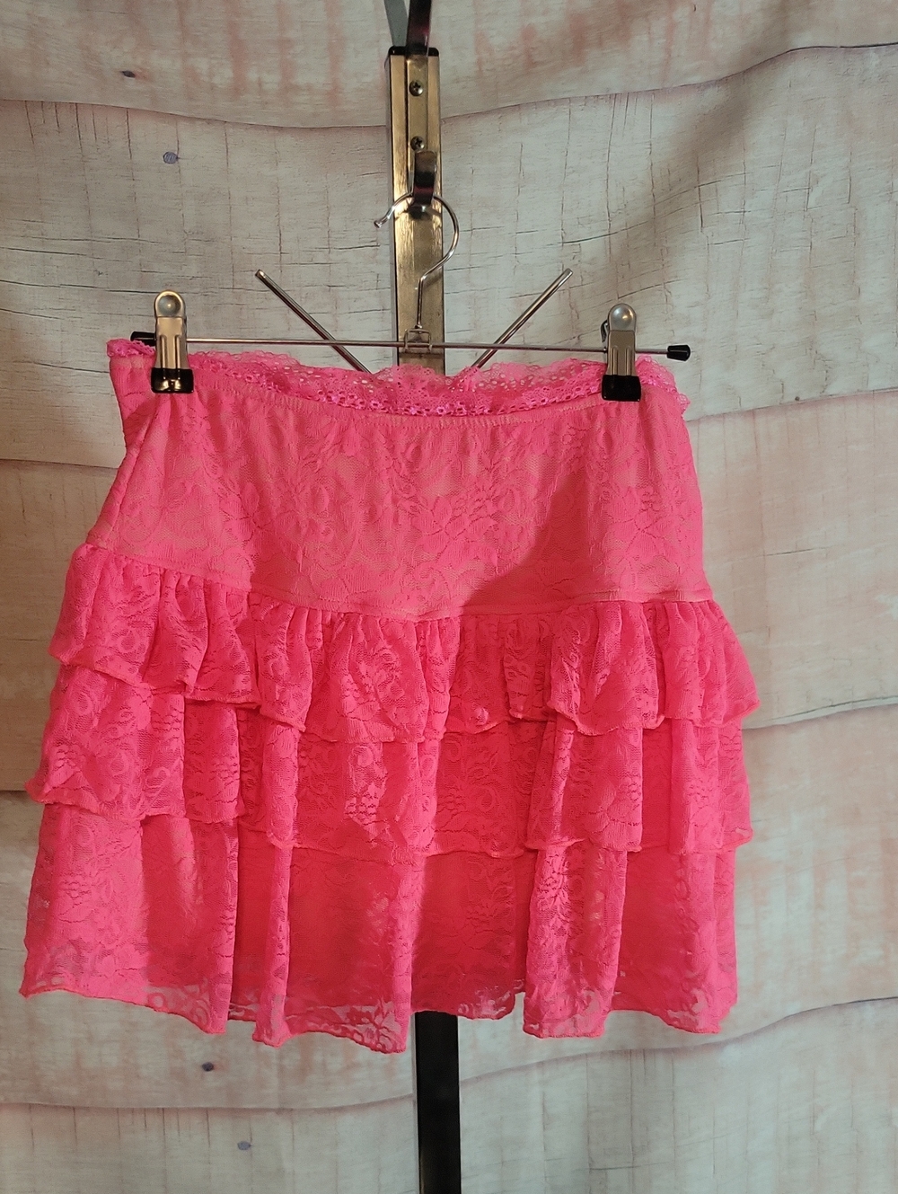 Hot Pink Ruffled Skirt